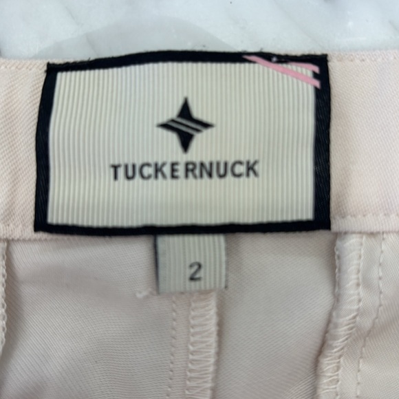 Women's‎ Tuckernuck Pleated Felix Shorts in Crudo (Cream), Size 2 - Picture 4 of 6